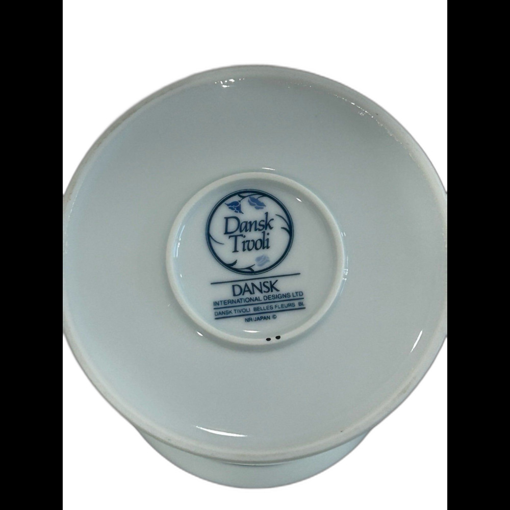 Dansk Tivoli Belles Fleurs Blue/ White Floral Ceramic Tea / Coffee Pot with Lid - Picture 8 of 12